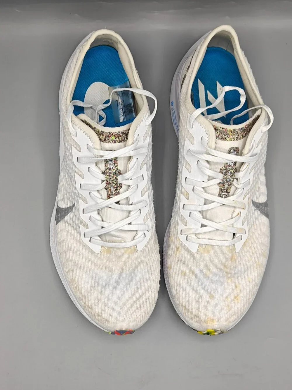 Nike Air Zoom Pegasus Turbo 2 AW White Multi-Color Men's 10.5 Shoes - BV7765-100